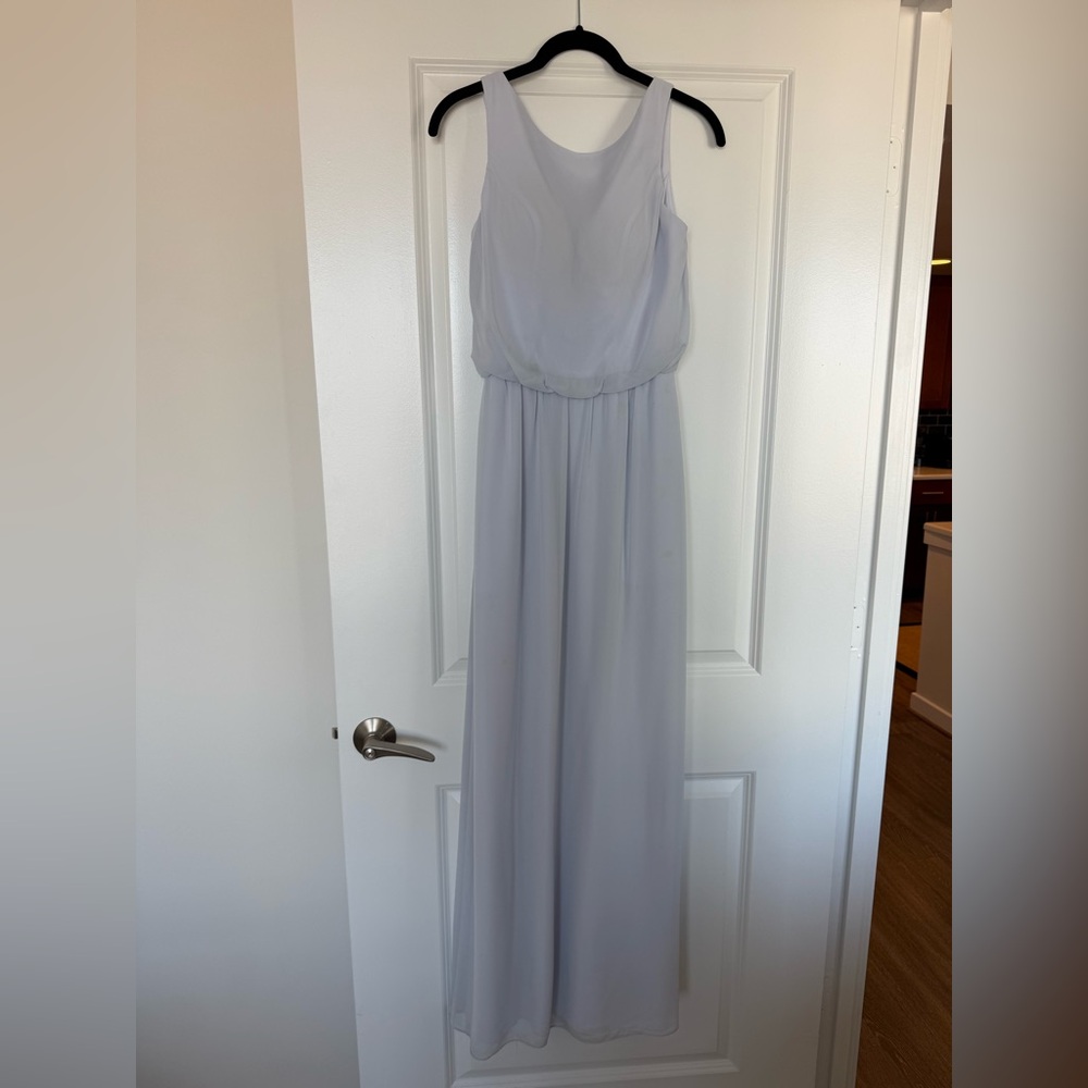 Kennedy Blue Elegant Dress in Fog Blue